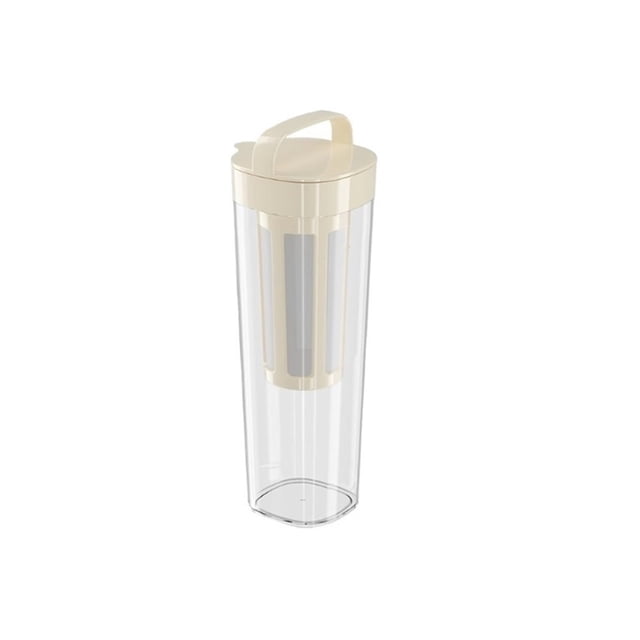 1100ml Refrigerator Cold Water Pitcher with Lid and Handle Coffee Cold Brew Jug High Temperature Resistant Juice Kettle