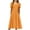 Orange, variant on LOVZFMLL Women's Dresses Summer Pockets Knee Length Teacher Casual Dresses Short Sleeve Crew Neck Midi Work Travel Outfits Wine S