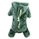 thumbnail image 1 of FELTECHELECTR Adorable mono de cosplay para perro, ropa con capucha para perro y gato, ropa abrigada, 1 of 6