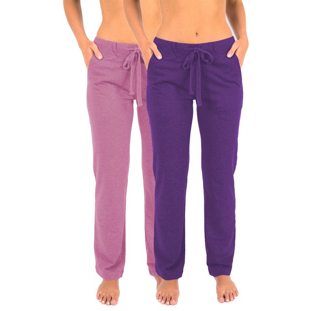 Sexy Basics Women's French Terry Pant 2 Pack