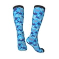 thumbnail image 4 of Balery Ornamental Turtles Printed Novelty Socks Men's Women's Crew Socks Sports Socks Knee High Socks Cotton Socks Quirky and Cool Socks, 4 of 9