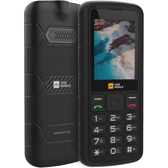 AGM H3 Rugged Smartphone,Android 11 4G LTE, 5.7" HD Screen 4GB 64GB, 5400mAh Battery-Black