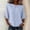 #0127-Light Blue, variant on Neewe Women's Summer Casual Crewneck Half Sleeve T-Shirts Plain Loose Fit Cotton Linen Basic Tops Tees Blouses