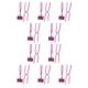 thumbnail image 3 of sweethay Cordones anticaída universales para teléfono móvil, cordón de cuerda de nailon para colgar en el cuello DIY, correa para el cuello, Rosa roja 10piezas, 3 of 4
