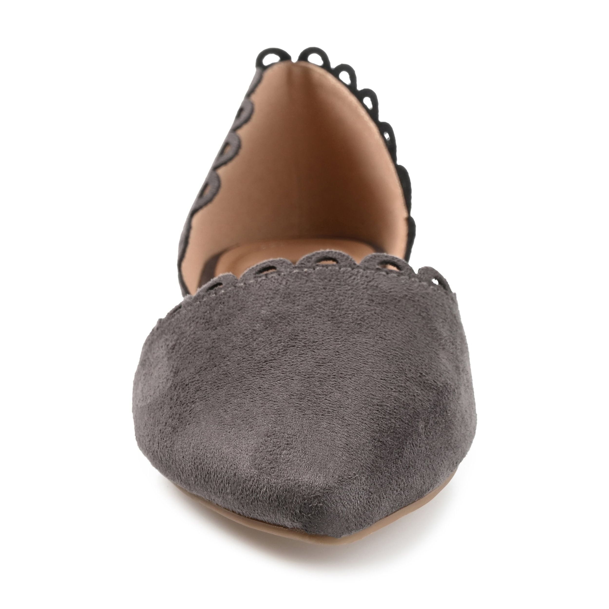 Journee Womens Jezlin Slip On Almond Toe Ballet Flats, Widths Available