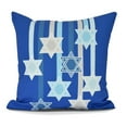 thumbnail image 2 of Simply Daisy, Shooting Stars Geometric Print Outdoor Pillow, 2 of 2