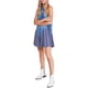 thumbnail image 1 of Free People Minivestido metálico plisado Love para mujer, azul, pequeño, 1 of 1