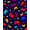 Red, Pattern 3, variant on ODIKA 8'x10' Machine Washable Non-Slip Area Rug, Playful Tabby Cat Portrait Lighted Decorative Floor Covering High Traffic Rug, Red, 617217