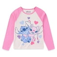 thumbnail image 2 of Disney Lilo & Stitch Long Sleeve Shirt and French Terry Pants Set (Girls), 2 Piece Set, Sizes 4-12, 2 of 6