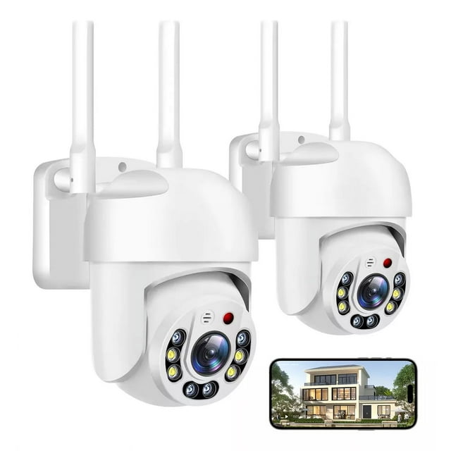 Cámara De Seguridad Jes Camara Vigilancia Wifi Hd Con Alarma