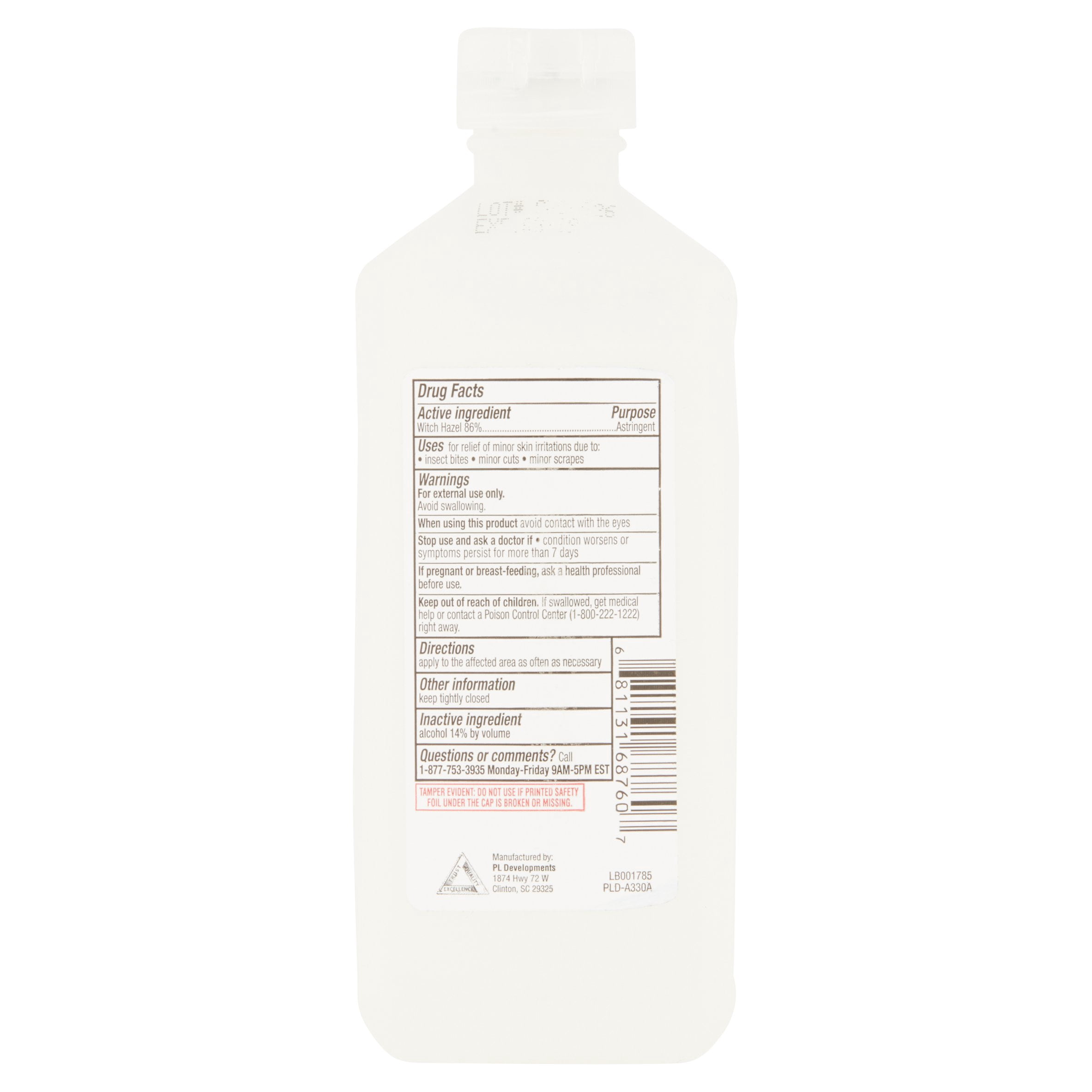 Aaron Brands Astringent Witch Hazel, 16 fl oz