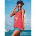 thumbnail image 2 of Good Nice Special Mood Golden Racerback Tank Women -Image by Shutterstock, Female XX-Large, 2 of 4