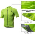 thumbnail image 4 of Santic Mens Cycling Jersey Short Sleeve Bike Jersey Bicycle Wear Men's Sports Top, 4 of 7