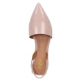 thumbnail image 3 of YDN Women Pointed Toe Slingback D'orsay Pumps Elastic Backstrap Low Block Heels Elegtant Prom Date Work Sandals Size 8 Light Pink, 3 of 4