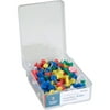 Business Source, BSN81001, 1/2" Head Push Pins, 100 / Box, Assorted