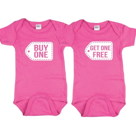 

Nursery Decals and More Funny Twin Girl Bodysuits Includes 2 Bodysuits 3-6 Month Buy One Get One