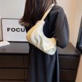 thumbnail image 1 of Bolso de hombro para mujer, bolso de moda para axilas, bolsos de mano informales plisados ​​(blanco) Sywqhk Para Estrenar, 1 of 5