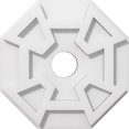thumbnail image 1 of Ekena Millwork CMP10LG-02000 10 in. OD x 2 in. ID Square Logan Architectural Grade PVC Contemporary Ceiling Medallion, 1 of 1