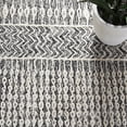 thumbnail image 6 of SAFAVIEH Glamour Andreas Geometric Area Rug, Charcoal/Ivory, 6' x 6' Round, 6 of 8