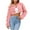 Pink, variant on BiZtdJrK Today Prime Sales Faux Fur Coats for Women Laple Neck Cropped Winter Warm Outwear Long Sleeve Open Front Casual Teddy Jacket Black XXL