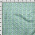 thumbnail image 4 of oneOone Cotton Cambric Sea Green Fabric Travel Sewing Material Print Fabric By The Yard 56 Inch Wide, 4 of 4
