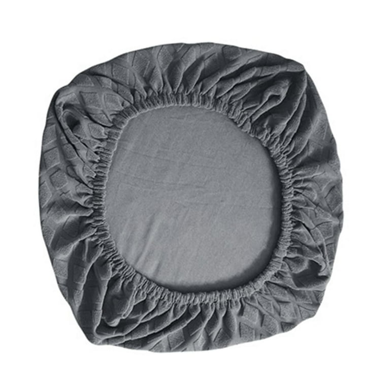 Wrinkle Free Chair Covers Padded Chair Seat Covers Soft Dining Chair Seat Covers New Gray