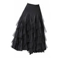 thumbnail image 4 of Vestido de Baile Hugo Latino Tango Chacha Negro 6 Colores, 4 of 8