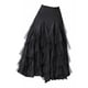 thumbnail image 4 of Falda de baile latino, vestido de bailarina oriental, enagua larga, disfraz para mujer negro, 4 of 8