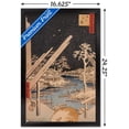 thumbnail image 3 of The Fukagawa Timberyard by Ando Hiroshige Wall Poster, 14.725" x 22.375" Framed, 3 of 6
