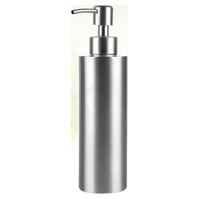 unbranded 1Ud Acero Inoxidable Plata Para Jabón Líquido Con Bomba Fácil De Recargar En