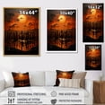 thumbnail image 4 of Designart "African Tribal flow XVI" African Tribes Floater Framed Wall Art Print, 4 of 7