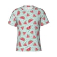 thumbnail image 3 of Naloa Watermelon Men's T-Shirt Sport T-shirt Men's Basic Tee Casual Men's Shirt, Round Neck, Short Sleeves - 3X-Large, 3 of 5
