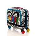 thumbnail image 3 of Maleta Rigida Atmpacks Romero Britto Blanco 13", 3 of 6