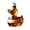 C, variant on Ruanlalo Duck Whiskey Bottle Glass Animal Decanter Fun Duck Shape Wine Bottle 100ml Capacity Artistic Decanter Decoration for Bar Home Office