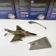 thumbnail image 4 of JIAHAOO 1:144 Scale F-4 Phantom II Fighter Model Die Cast Alloy for Military Model Fans Decor Gift Choice Display Stand, 4 of 9