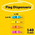 thumbnail image 3 of Post-it Highlighting Flags, Assorted Bright Colors, .47 in. Wide, 4 Dispensers, 3 of 9