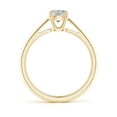 thumbnail image 2 of ANGARA Natural 0.5 Ct. Diamond Solitaire Ring in 14K Yellow Gold for Women (Ring Size: 12), 2 of 11