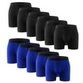 thumbnail image 4 of 11PK Performance Mens Boxer Briefs Polyester Underwear Size Small M Large XL XXL, 4 of 11