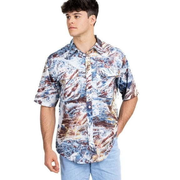 Realtree Fishing Charter Original Men's Short Sleeve Shirt - Lightweight, Breathable, Quick-Dry, UPF Protection | Aspect