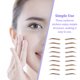 thumbnail image 3 of Pegatinas de Tatuajes de Cejas Soidarity 6 uds 30 Marrón, 3 of 6