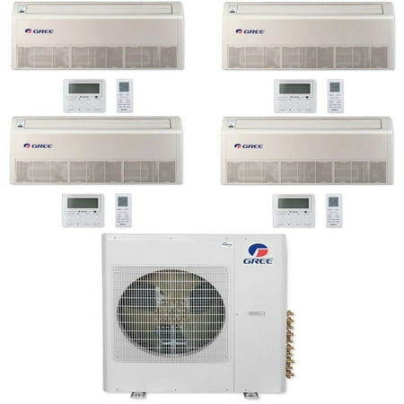 

GREE Multi Gen2 Series 30 000 BTU 4-Zone Universal Floor/Ceiling 9K+9K+9K+9K Ductless Mini-Split System