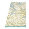 thumbnail image 6 of Unique Loom Outdoor Botanical Collection Area Rug - Gardenia (5' 1" x 8' Rectangle Soft Blue/Olive), 6 of 9