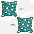 thumbnail image 3 of Haiem Love Dog Print Velvet Soft Solid Decorative Square Throw Pillow Covers Set with Elegant Piping Christmas Cushion Case for Sofa Bedroom Car-20"x20", 3 of 8