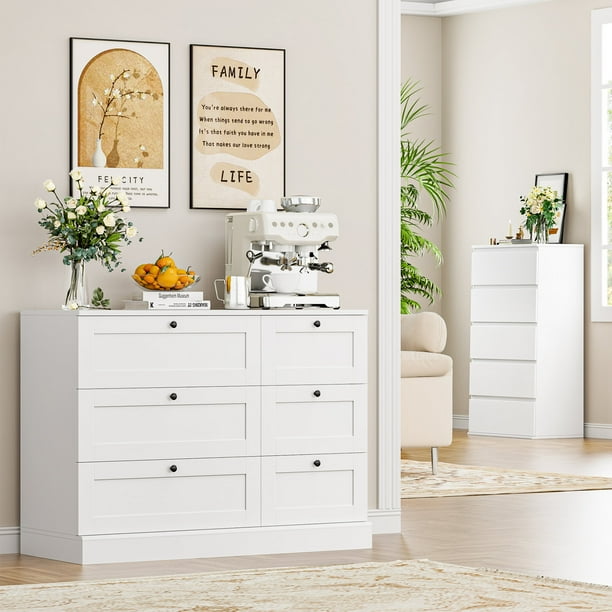 white fancy dresser Velentini Traditional 9-Drawer w/ Crystal Knobs in Finally Home Furnishings step process providing durability Alecia White Dresser