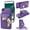 Purple, variant on iPhone SE 2020 Case, iPhone SE 2022 Case Wallet, Multiple Cards Slots Zipper Cash Pocket Stand Lanyard Bumper Wallet Cases Cover for Apple iPhone SE 3rd 2nd Gen/ iPhone 7/8 -Rosegold