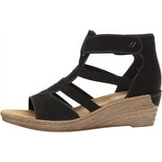 Rieker Women's Wedge Sandals - 62439-00, Size 37 EU