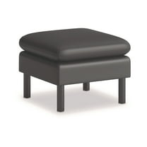 HON HVLVLOT.BLK01 23 in. x 23 in. x 17.5 in. Parkwyn Series Ottoman - Black