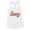 White, variant on I Can Get You on the Naughty List Tank Top Fitted Racerback Women's X-Large White