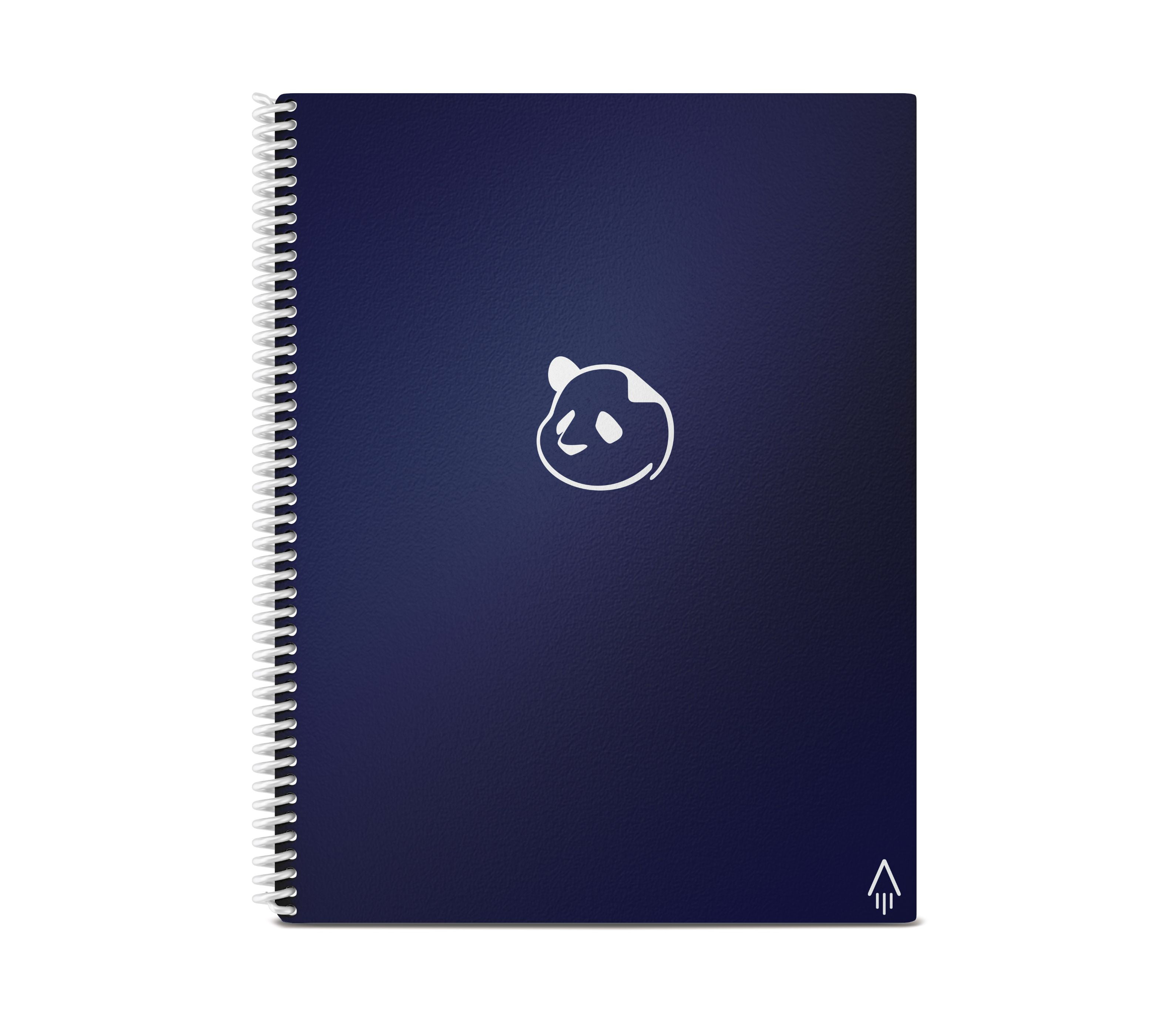 Rocketbook Reusable and Sustainable Smart Spiral Panda Planner, Undated -  Maroon - Letter Size Eco-friendly Notebook (8.5 x 11) - Daily, Weekly,  Monthly Planner Pages 