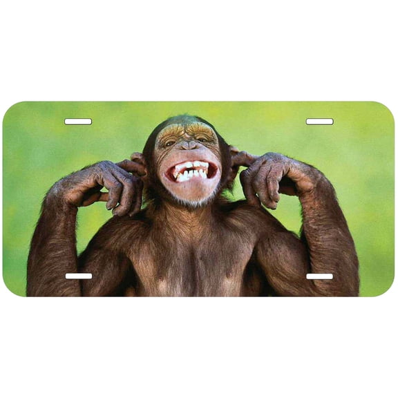 Monkey TAG12 Novelty Car Auto License Plate